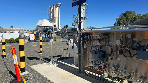 Equipment assembled during site works